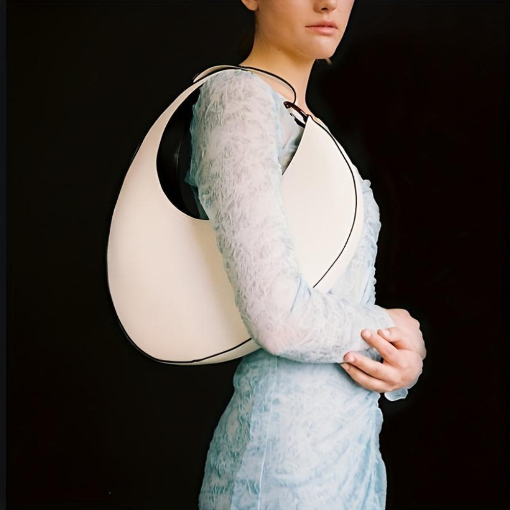 Anelisa® | Elegant Modern Minimalist Solid Color Hobo Bag